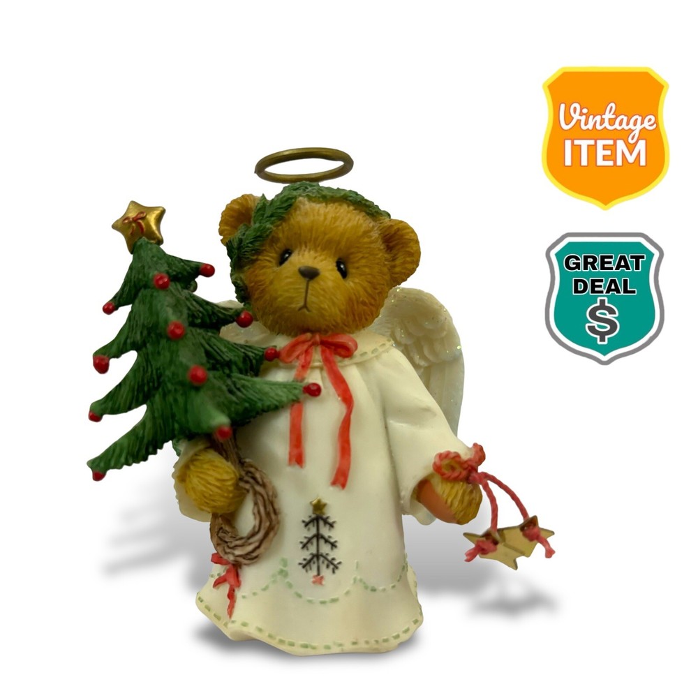 Vintage Cherished Teddies -Ariel- Everyone Needs A Little Help Learning To Fly.