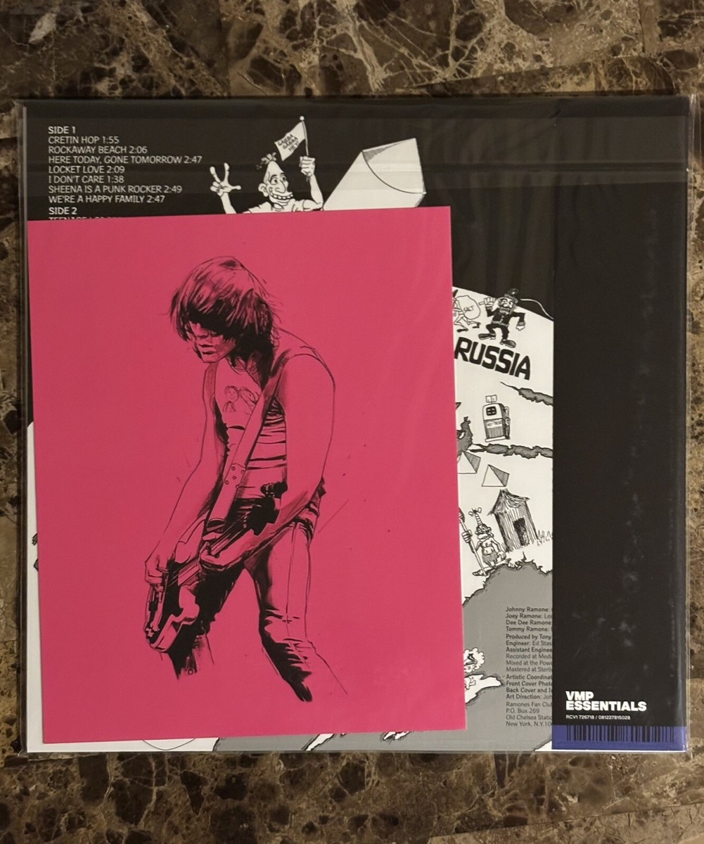 RAMONES ROCKET TO RUSSIA VINYL VMP! LE PINK 180 GRAM LP! TOMMY