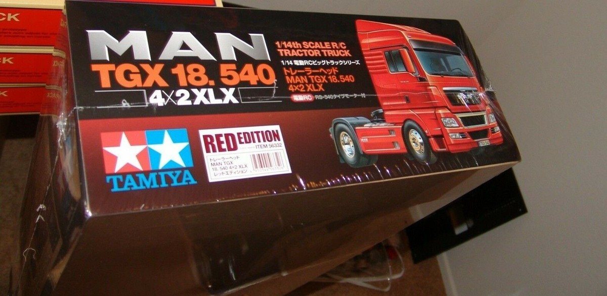 TAMIYA 1/14 TGX 18.540 4x2 XLX RED SPECIAL SEMI TRACTOR TRUCK KIT