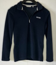 Regatta Great Outdoors Womens Half-Zip Fleece Navy Blue size XS/4