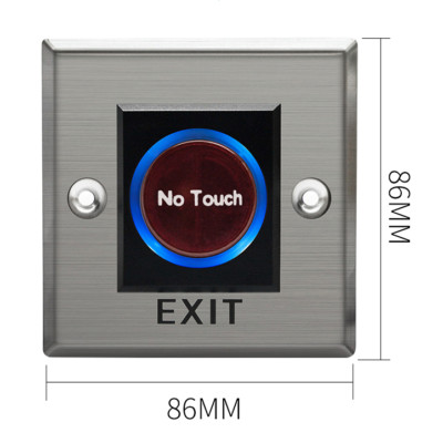 DC12V Touchless IR Door Exit Button No-Touch Exit Button For Door Access Control