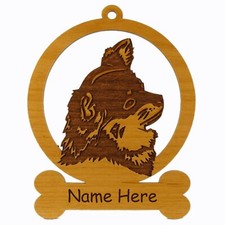 Chihuahua Head Ornament 082110 Personalized With Your Dog's Name