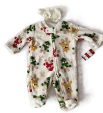 Weihnachts-Anzug ~ Neugeborene ~ Fleece-Flaus...