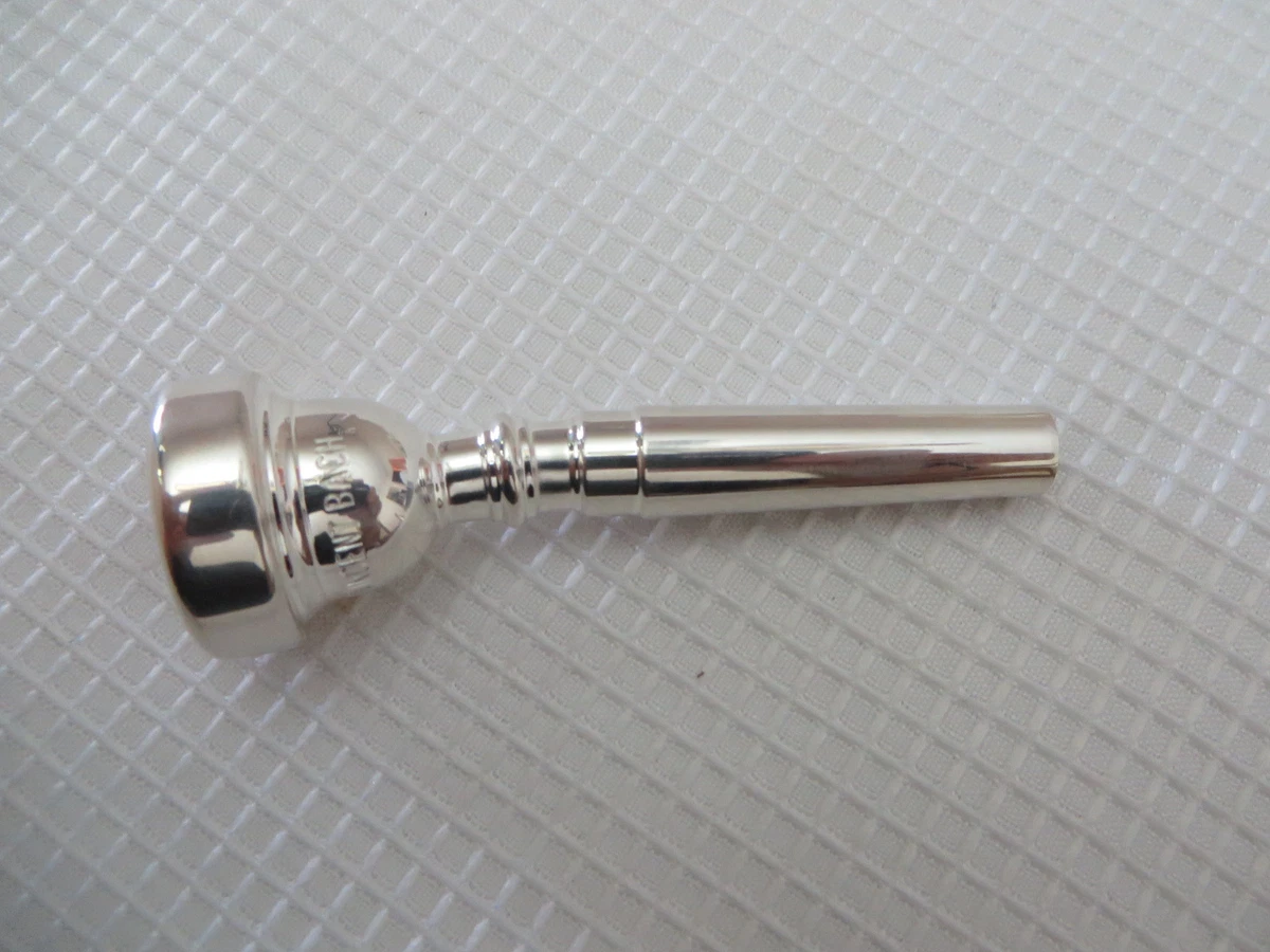 Bach 5C Trumpet SILVER mouthpiece with 12 degree bend **Custom** NEW!