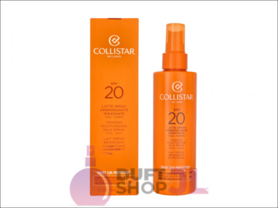 Collistar Tanning Moisturizing Milk Spray Face-Body SPF20 200 ml