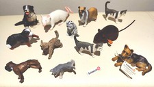 AUSWAHL: HUND KATZE MAUS SCHLEICH Germany etc. Haustier vintage Figur Rarität