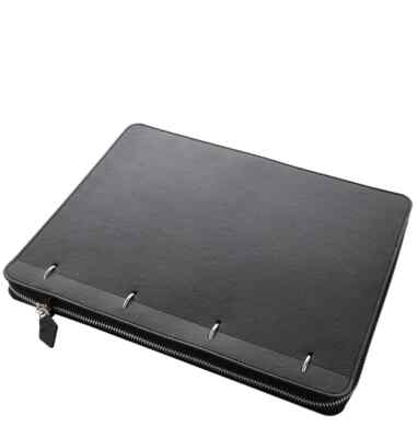 Filofax CLIPBOOK A4  Monochrome Schwarz, nachfüllbar, mit Reißverschluß 144002