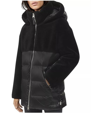 Mackage Junia Down Coat Black Puffer 