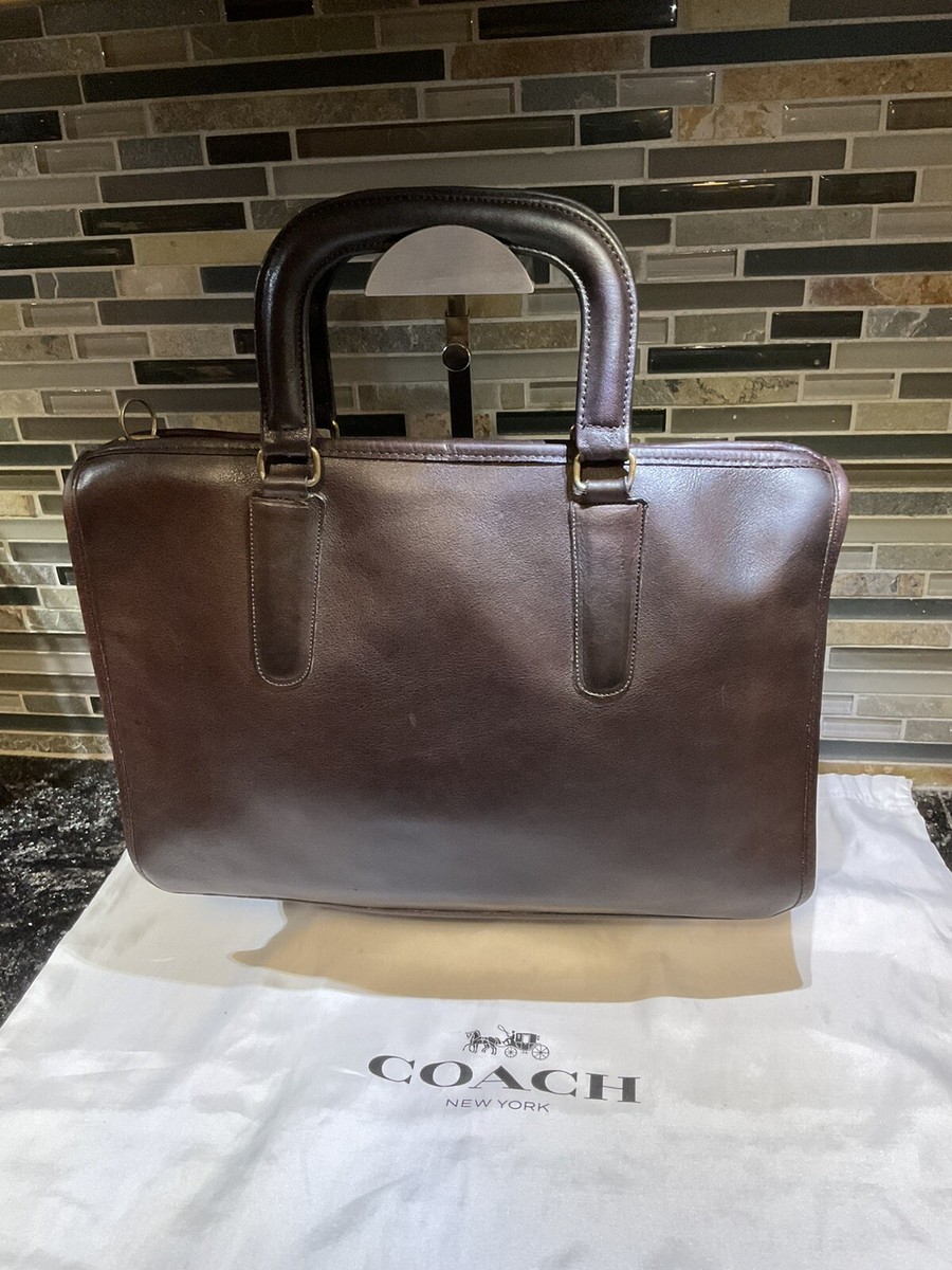 COACH Vintage Bonnie Cashin Slim Satchel Standard Bag Mahogany