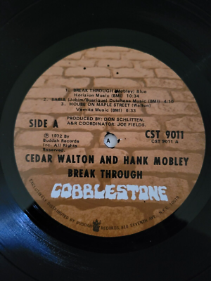 Hank Mobley & Cedar Walton.Breakthrough.Orig Pressing