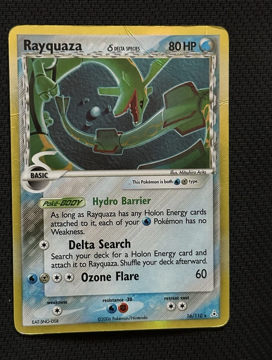 Rayquaza Pokémon TCG Holo Rare Individual Collectible Card Game