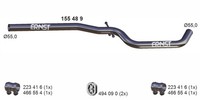 Abgasrohr Ernst 155489 FüR Audi 1K1 A3 VW Golf 8P1 6 5K1 Plus 5 5M1 521 TDI 8PA