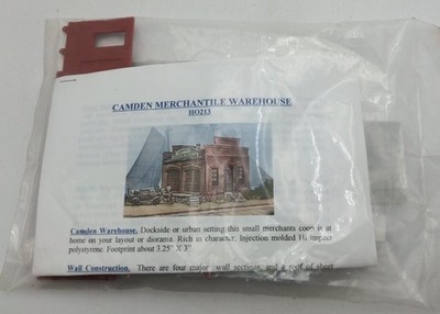 Railway Design Associates HO213 HO Camden Merchantile Warehouse Building Kit