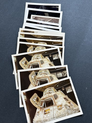 #ad 1969 NASA Rockwell Apollo 11 RARE Command Module Post Splashdown Photos Lot $250.00