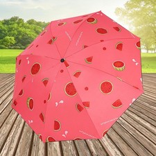 Folding Umbrella Small Fruit Creative Portable Umbrella for Girls Kids Women
