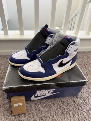 Size 11 Air Jordan 1 Retro OG High Rare Air Deep Royal Blue NO BOX LID
