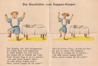 HOFFMANN'S STÄRKEFABRIKEN Germany Ricena Pudding Die Geschichte der Suppe - Kaspar