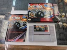 Battle Cars : Nintendo SNES Video Game Cart W/Original Box and Manual TESTED