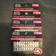 Ardell Professional Magnetic Individuals Medium Black Reusable Eyelashes 4 Packs