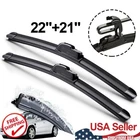 New 22" & 21" Windshield Wiper Blades J-Hook Oem Quality Bracketless All season