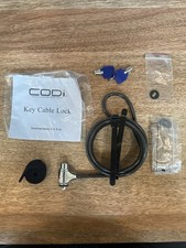 Computer Cable Lock w/Two Keys 6.5 feet length Brand New