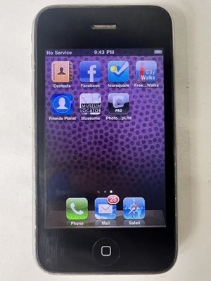 Apple iPhone 3GS 16GB Black AT&T MC135LL/A A1303 *RARE* iOS 4.0