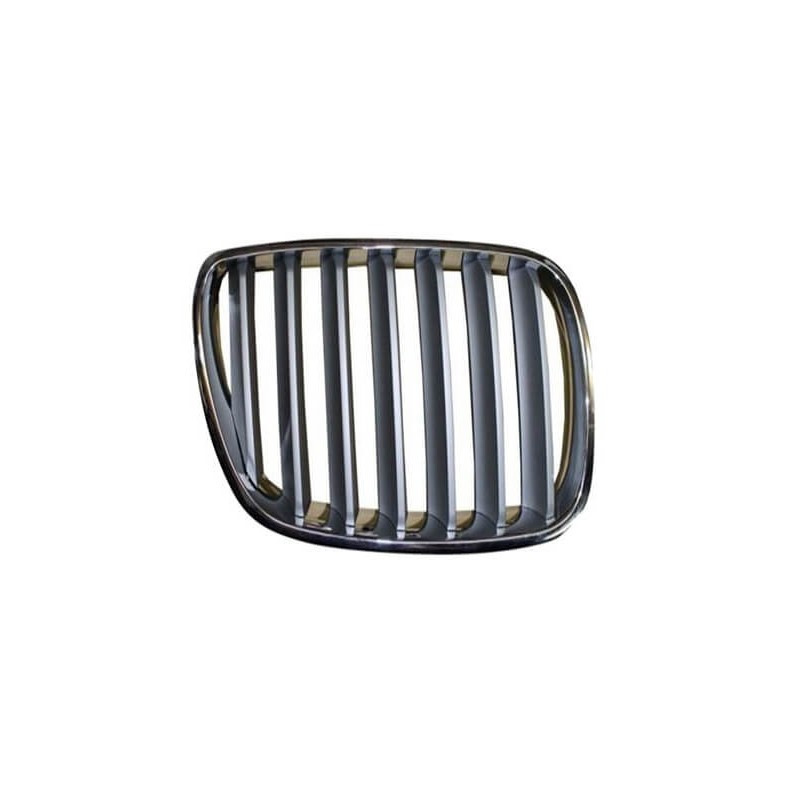 Grille de calandre droite BMW X3 E83 LCI finition chrome et titane