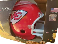 Kansas City Chiefs Snack Helmet NFL By Wincraft Plastic New In Original Box