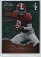 2021 Wild Card Alumination Groovin' 66/99 Patrick Surtain II Rookie RC 0s55. rookie card picture