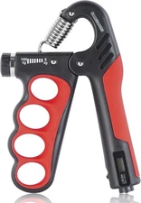 Grip Strength Trainer,Adjustable Resistance Forearm Strengthener,Five Fingers Ha