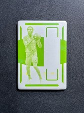 2023-24 Panini National Treasures Mike Conley Colossal Logoman Yellow Plate #1/1