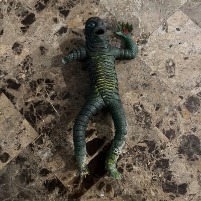 Vintage 1973 Creature From The Black Lagoon Rubber Jiggler 7'' Figure Universal 