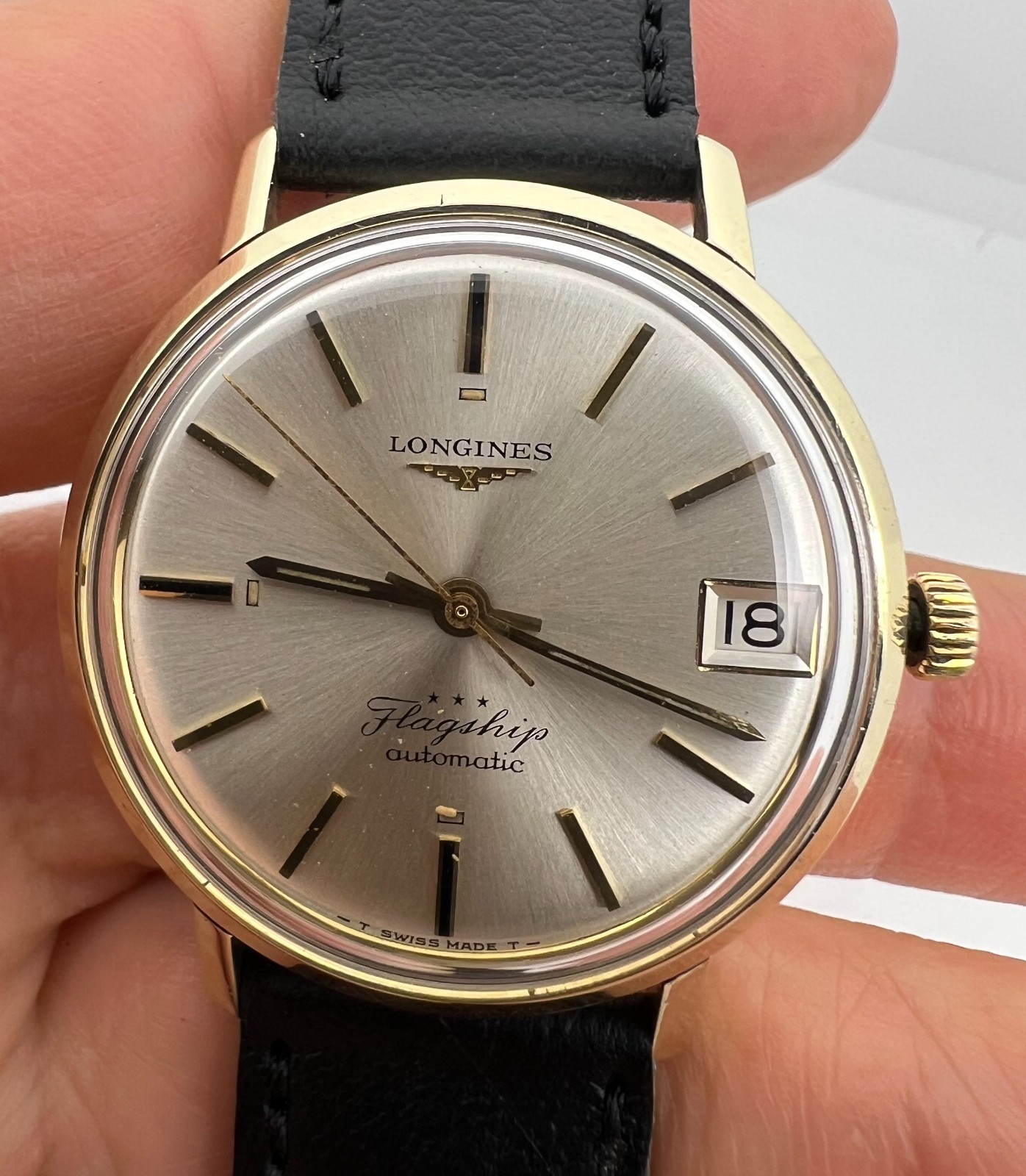 Vintage Longines Flagship Automatic Date Men's 35… - image 10
