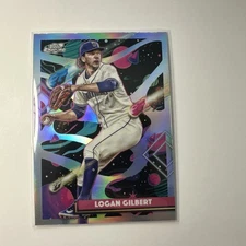 2025 Topps Cosmic Chrome Logan Gilbert Refractor #34 Mariners