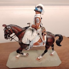 Mounted Lead Toy Soldier Very Nice Shape Vintage