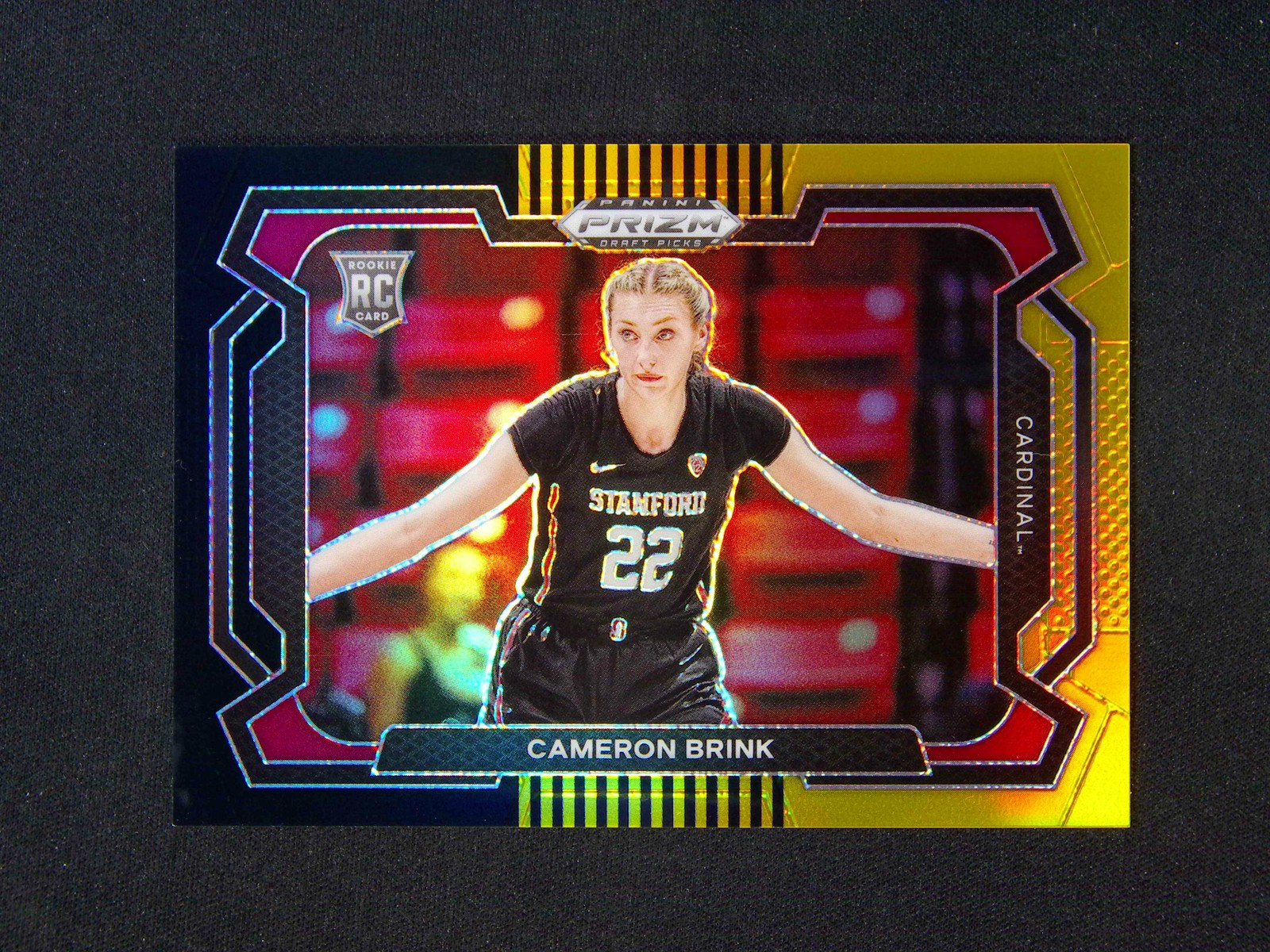 5/5≈1/1 2024 Panini Prizm Draft Picks Cameron Brink #89 RC Variation Black Gold
