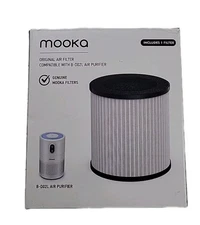 MOOKA Official Replacement HEPA Filter for B-D02L Air Purifier - 1 NEW IN BOX