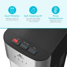 Self-Cleaning Bottleless Water Cooler Water Dispenser - 3 Temperature Setting...