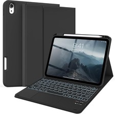 iPad 11/10th Case with Detachable Bluetooth Keyboard 11/10.9 inch 2025 A16/2022