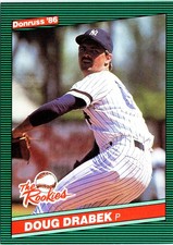 Doug Drabek 1986 Donruss The Rookies #31 New York Yankees MLB