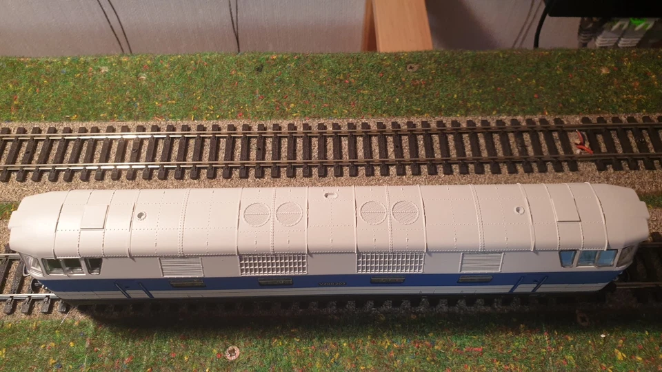 Piko H0 52576 DC Diesellok V 200 203 GFK Blau DR ESU Digital Sound, top, selten - Bild 3 von 4