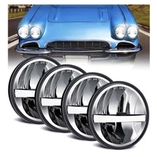 UNI-SHINE DOT Approved 5 3/4 5.75’’ Inch LED Headlights 4PCS White D