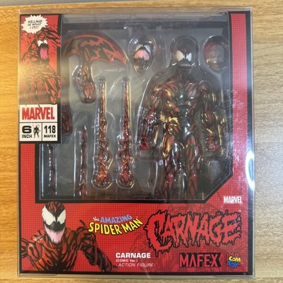 Medicom Toy Mafex- The Amazing Spider-Man - CARNAGE (Comic Ver.) Figure No. 118