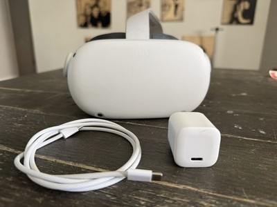 Oculus Meta Quest 2 VR Tested! (Headset ONLY + Cord + Charger) - Fast Shipping