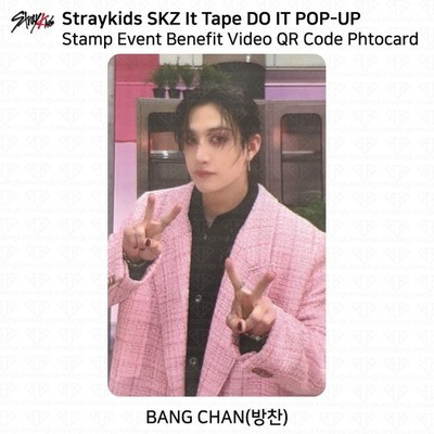 Stray Kids SKZ It Tape DO IT POP-UP STORE Benefit QR Photocard