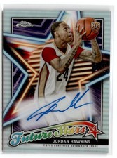 2023-24 TOPPS CHROME FUTURE STARS AUTOGRAPHS JORDAN HAWKINS AUTO NEW ORLEANS