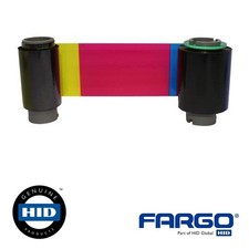 Fargo 086202 YMCKK DTC 550 Color Ribbon w/Cle...