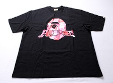 A Bathing Ape Men's Abc Camo Ape Head Relaxed Fit T-Shirt CD4 Black Size 2XL