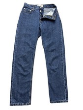 Everlane 90's Cheeky Straight Jeans Womens 25 Blue Medium Wash High Rise Denim