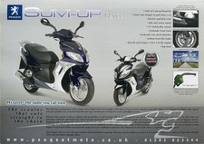 PEUGEOT SUM-UP 125 SCOOTER - ORIGINAL SALES BROCHURE GREAT CONDITION